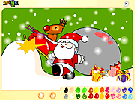 เกมส์ Santa Colouring 7