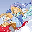 เกมส์ Holly Hobbie Snowglobe