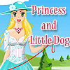 เกมส์ Princess and little dog dress up