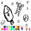 เกมส์ Space Coloring Book
