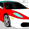 เกมส์ Race car coloring