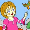 เกมส์ Little Girl Coloring