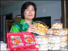 ขนมเปี๊ยะอบเทียน ขายได้ทั้งปี-ขายดีเทศกาล